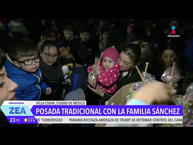 ⁣La familia Sánchez lleva más de 50 años realizando posadas tradicionales