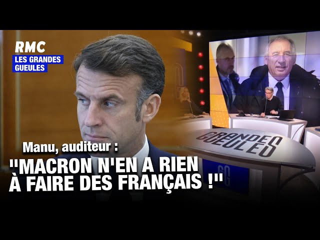 ⁣Emmanuel Macron : le gros coup de gueule de Manu, auditeur