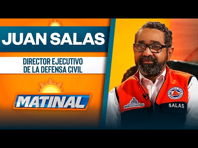 ⁣Juan Salas, Director ejecutivo de la defensa civil | Matinal