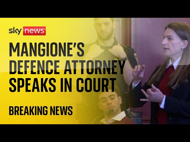 ⁣'His rights are being violated': Luigi Mangione's defence attorney