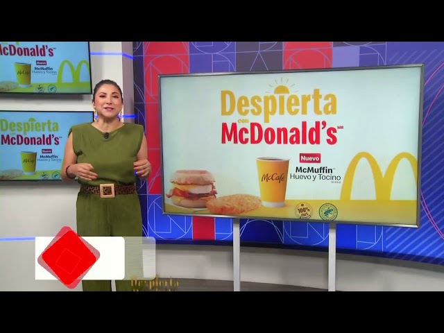 ⁣Despierta con McDonald's Veracruz con su desayuno McMuffin de huevo y tocino.