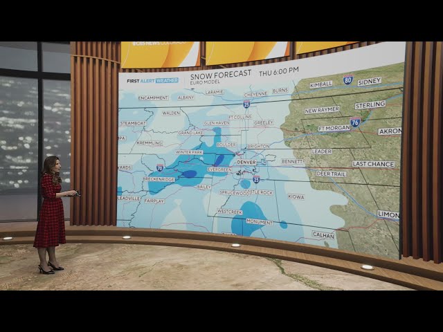 ⁣Colorado weather: Wintry mix on the way for Christmas