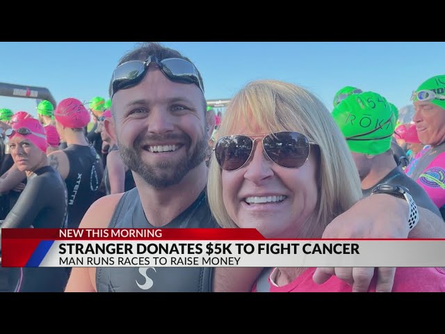 ⁣Ironman competitor raises money for Aurora kid