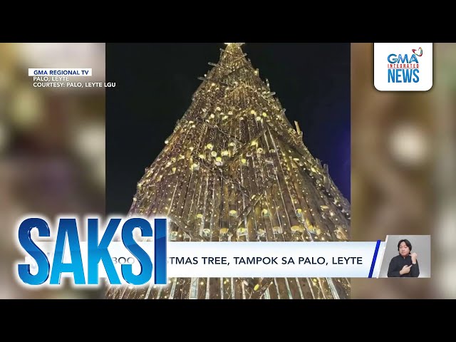 ⁣Bamboo Christmas tree, tampok sa Palo, Leyte | Saksi