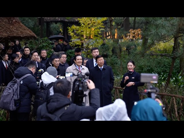 ⁣Ma Ying-jeou hails Chinese culture at Du Fu Cottage Museum