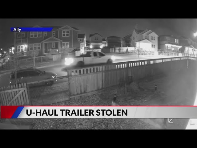 ⁣U-Haul trailer stolen with $35K worth of items