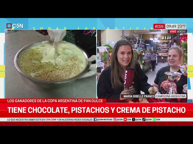 ⁣PAN DULCE de PISTACHO, el GANADOR de la COPA ARGENTINA