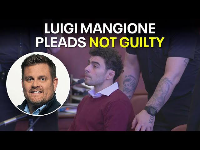 ⁣Luigi Mangione pleads not guilty to CEO's murder