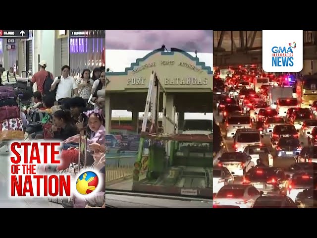 ⁣State of the Nation: (Part 1) LOOK: Landslide sa Dalaguete, Cebu; Pasko Exodus; Atbp.