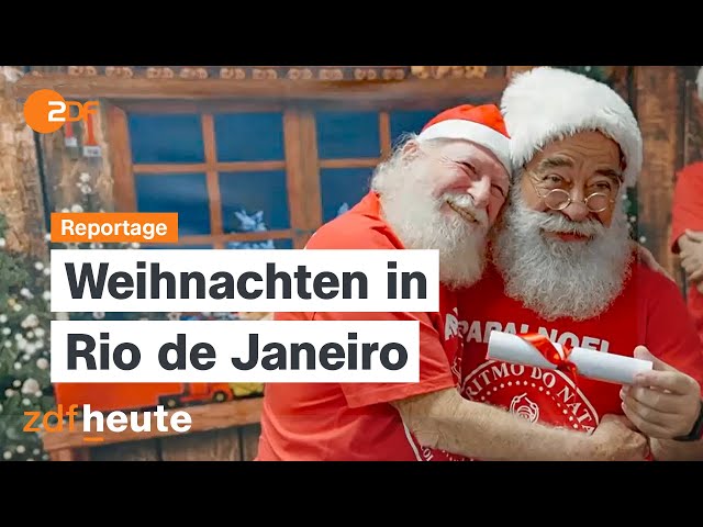 ⁣Weihnachten bei fast 40 Grad: In Rio kommt der Diplom-Weihnachtsmann | auslandsjournal