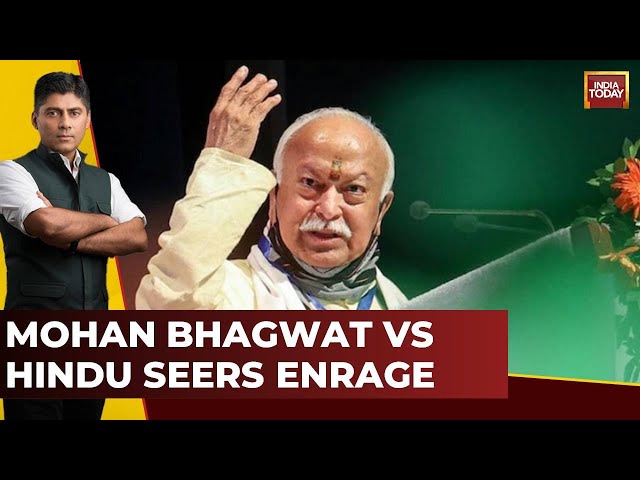 ⁣India First With Gaurav Sawant: Hindu Seers Challenge Mohan Bhagwat’s Mandir-Masjid Remark