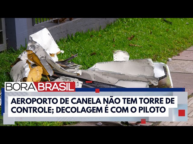 ⁣Aeroporto de Canela não tem torre de controle; decisão de decolar é do piloto | Bora Brasil