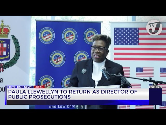 ⁣Paula Llewellyn to Return as Director of Public Prosecutions | TVJ News