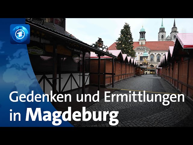 ⁣Anschlag auf Weihnachtsmarkt: Gedenken und Ermittlungen in Magdeburg