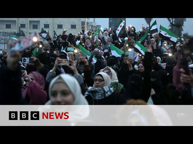 ⁣Syrians living in Europe celebrate fall of Assad after fleeing civil war | BBC News