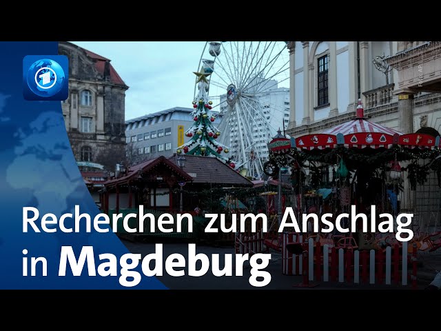 ⁣Anschlag in Magdeburg: Erkenntnisse zum Täter