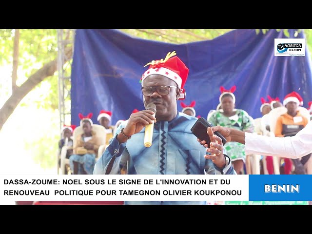 ⁣HORIZON TV BENIN: LE CONSEILLER COMMUNAL OLIVIER KOUKPONOU CELEBRE LE NOEL AUX ENFANTS