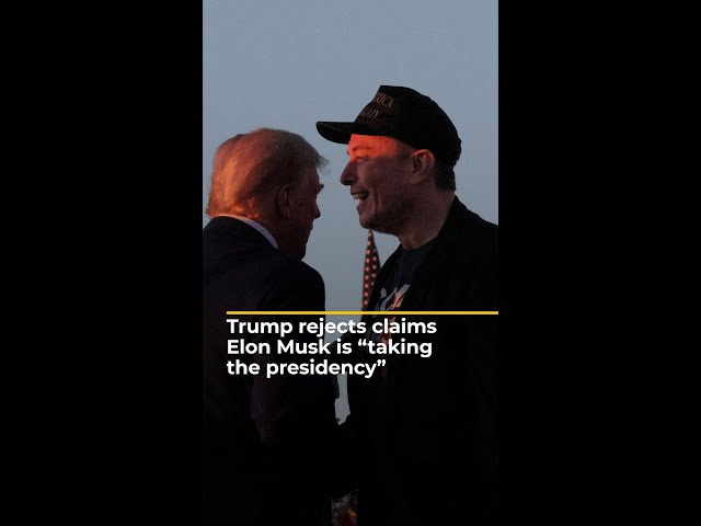 ⁣Trump rejects claims Elon Musk has too much influence | AJ #shorts