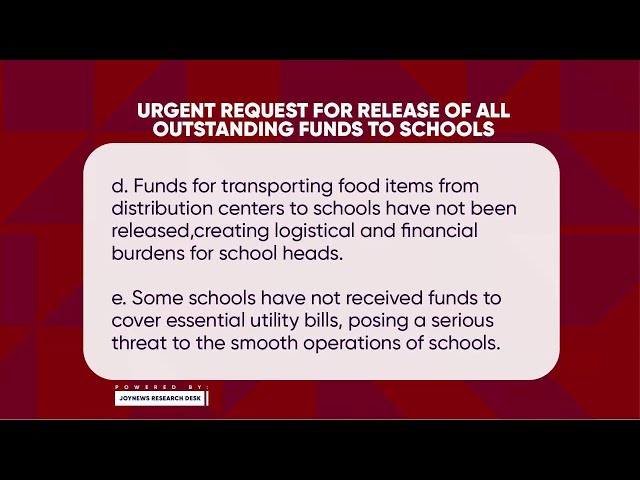 ⁣Unpaid Funds: CHASS urges the Education Ministry to release outstsnding funds to schools | JN Today