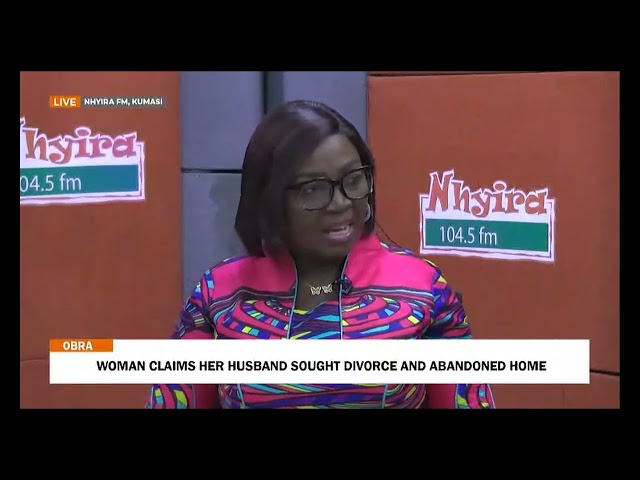 ⁣Woman claims her husband sought divorce and abandoned home - Obra on Adom TV (23-12-24)