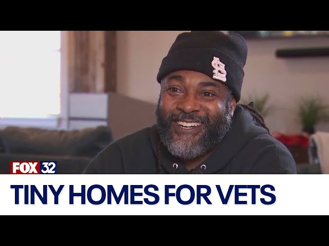 ⁣Homeless Oklahoma veteran finally has a 'tiny' home to call his own