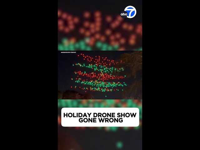 ⁣Child hospitalized after holiday drone show in Florida goes wrong