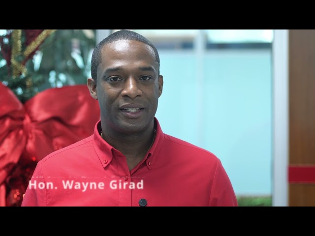 ⁣Christmas Message 2024 - Hon. Wayne Girard