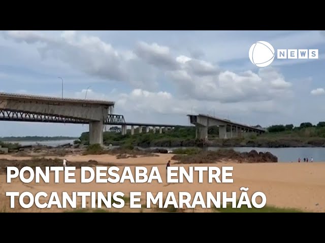 ⁣Delegado de Aguiarnópolis, no Tocantins, fala sobre desabamento da ponte na divisa com o Maranhão