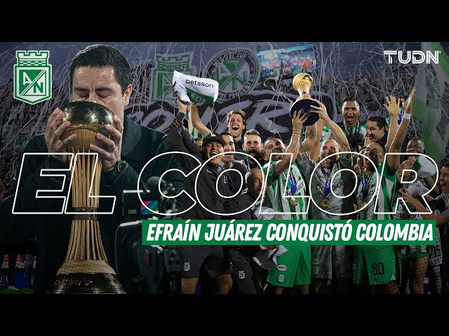 ⁣EL COLOR: Afición colombiana SE ENTREGÓ a Efraín Juárez  ¡Atlético Nacional CAMPEÓN! ⚪️ | TUDN