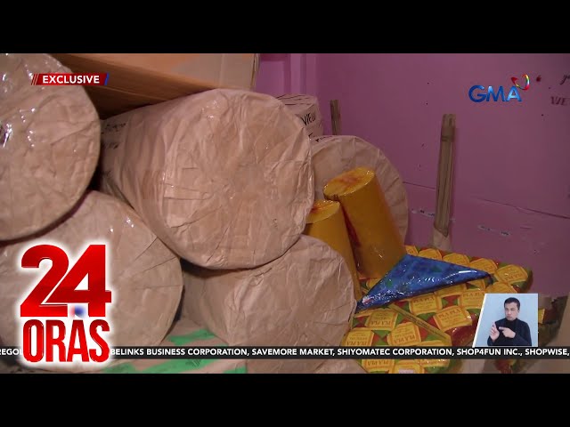 ⁣Bawal na paputok pero ibinebenta umano online, bistado sa raid | 24 Oras