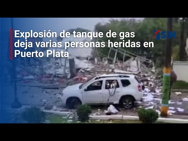 ⁣Explosión de tanque de gas deja varias personas heridas en Puerto Plata