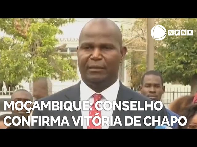 ⁣Conselho confirma vitória de Daniel Chapo em Moçambique