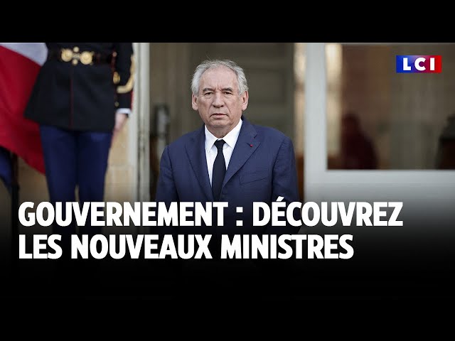 ⁣Gouvernement Bayrou : découvrez les nouveaux ministres｜LCI