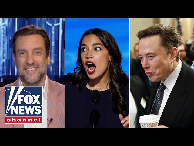 ⁣AOC roasted for new tirade against Elon Musk, Trump