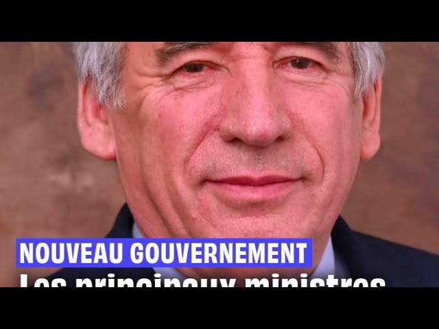 Les ministres du gouvernemant Bayrou