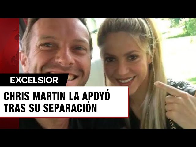 ⁣Shakira revela que Chris Martin, de Coldplay, la apoyó tras su separación de Gerard Piqué