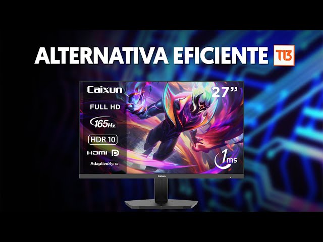 ⁣Monitor gamer Caixun C27F4F: Potencia visual, calidad y ahorro para tu bolsillo