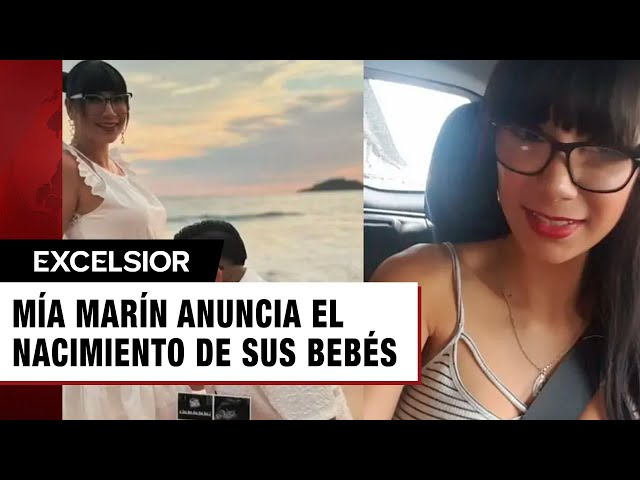 ⁣Mía Marín anuncia el nacimiento de sus bebés; sus hijos están hospitalizados