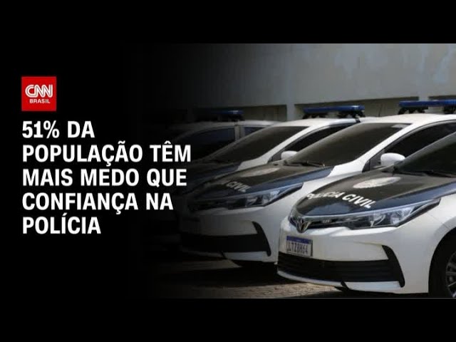 ⁣51% da população têm mais medo que confiança na polícia | CNN ARENA