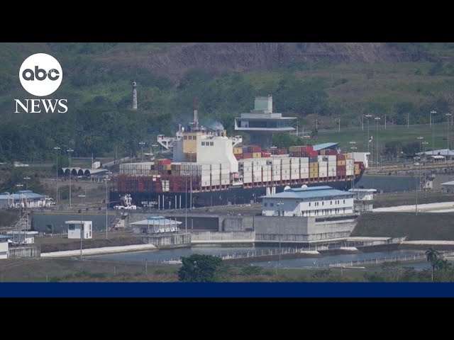 ⁣President-elect Trump threatens to try to take back US control of the Panama Canal