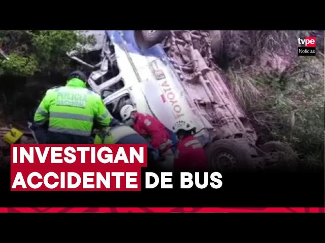 ⁣Cusco: despiste y vuelco de bus deja 7 muertos y 5 heridos