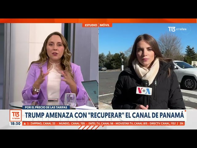 ⁣Donald Trump amenaza con "recuperar" el Canal de Panamá por el precio de las tarifas