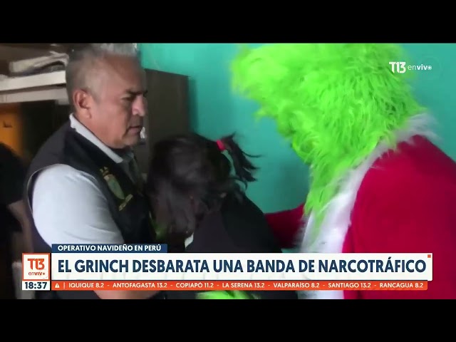 ⁣El Grinch desbarata una banda de narcotráfico en Perú