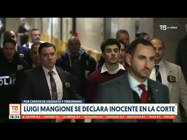 ⁣Luigi Mangione se declara "no culpable" por asesinato de Brian Thompson en EE.UU.