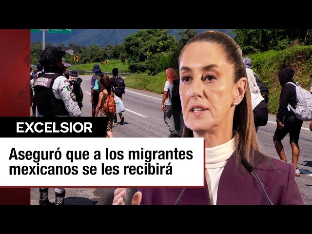 ⁣Migrantes mexicanos no son delincuentes: Claudia Sheinbaum