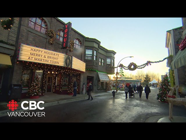 ⁣Langley film set opens doors for people to experience holiday movie magic