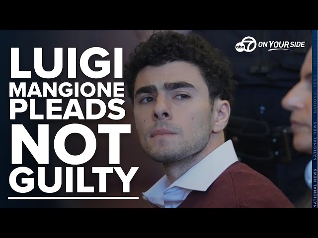 ⁣Luigi Mangione pleaded not guilty to state murder and terror charges in the fatal CEO shooting