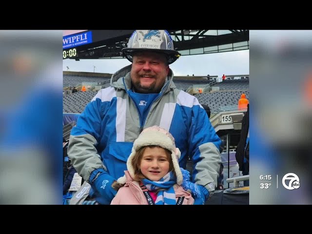 ⁣Fate puts Lions fan in Soldier Field at the right time to help save a life