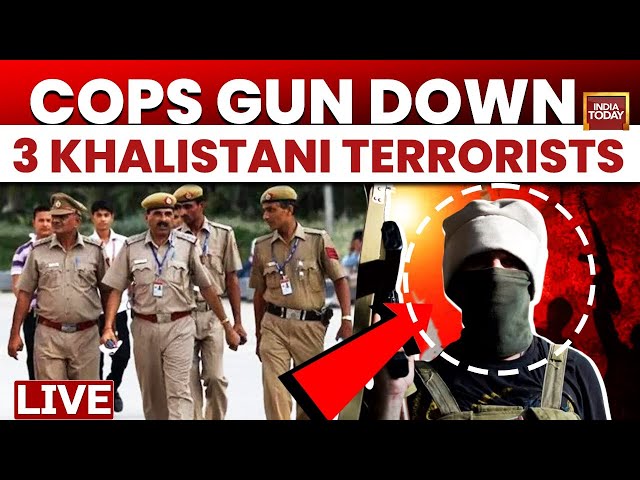 ⁣UP Pilibhit Encounter Live News: 3 Khalistani Terrorists, Killed in Encounter In Up | India Today