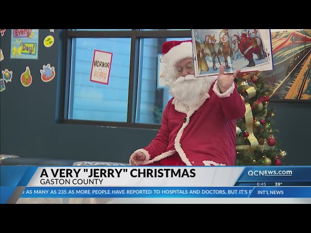 ⁣‘Jerry’ Christmas: Gaston County man goes extra mile to make kids smile